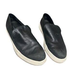 Steve Madden Womens Soft Black Leather Arden Platform Style Sneaker, Size: 8.5M